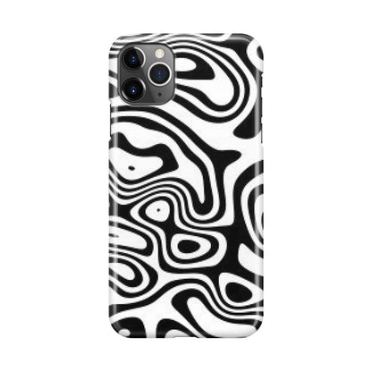 Abstract Black and White Background iPhone 11 Pro Case