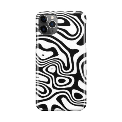 Abstract Black and White Background iPhone 11 Pro Max Case