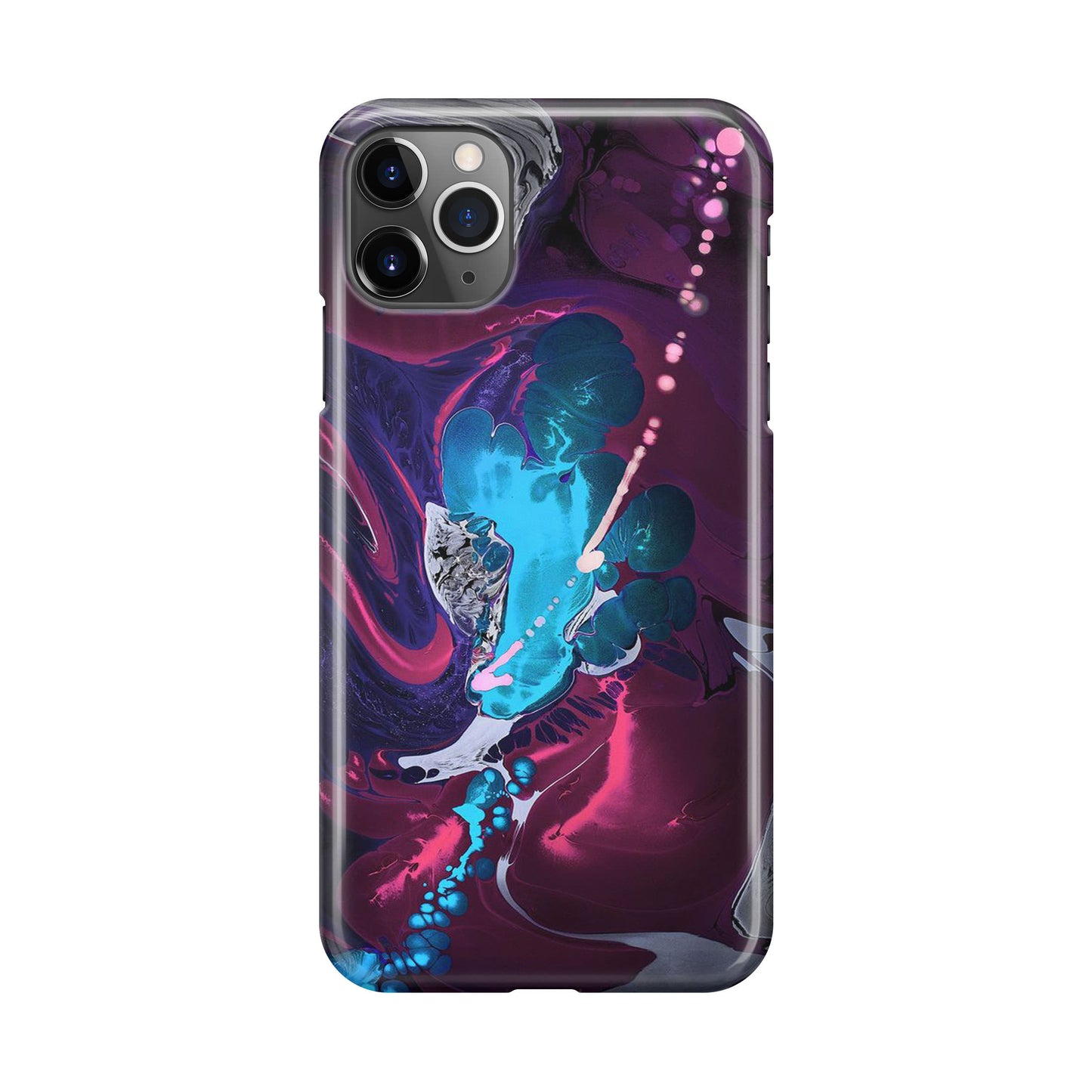 Abstract Purple Blue Art iPhone 11 Pro Case