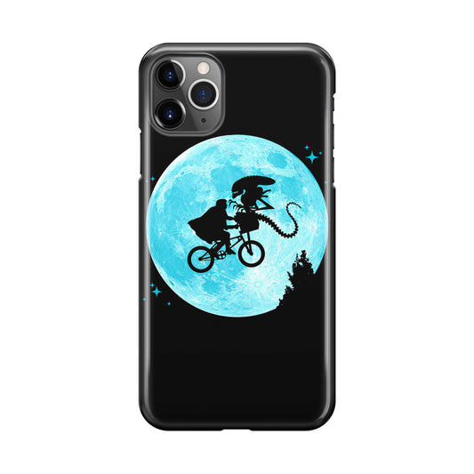 Alien Bike to the Moon iPhone 11 Pro Case