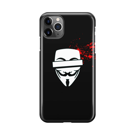 Anonymous Blood Splashes iPhone 11 Pro Max Case