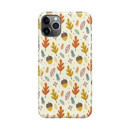 Autumn Things Pattern iPhone 11 Pro Max Case