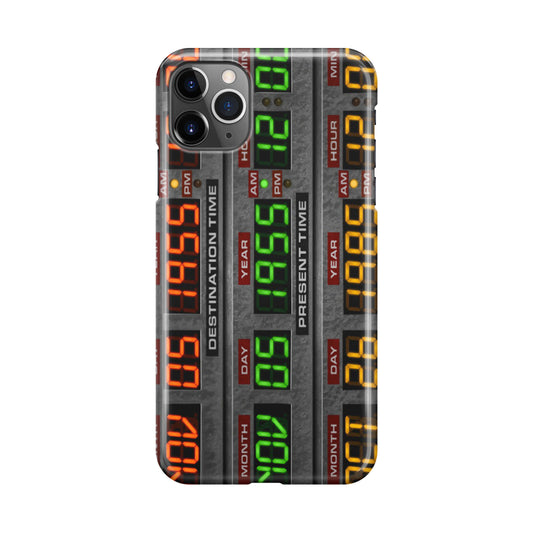 Back To The Future Time Circuits iPhone 11 Pro Case