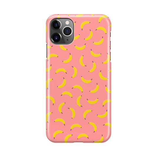 Bananas Fruit Pattern Pink iPhone 11 Pro Case