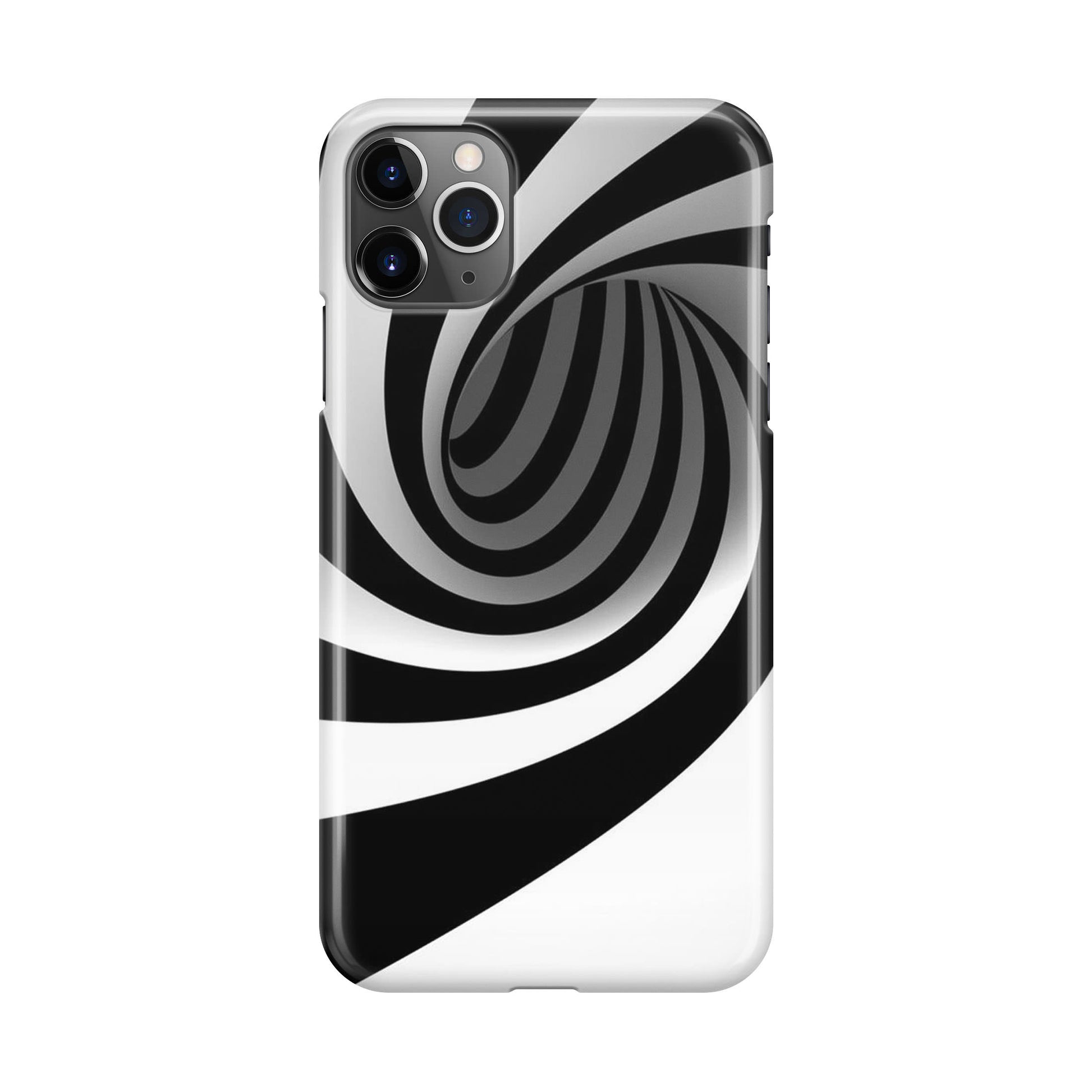 Black and White Twist iPhone 11 Pro Case