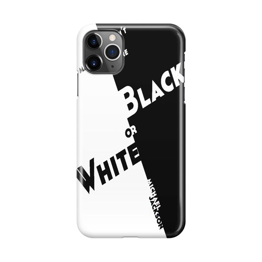 Black Or White Michael Jackson iPhone 11 Pro Case