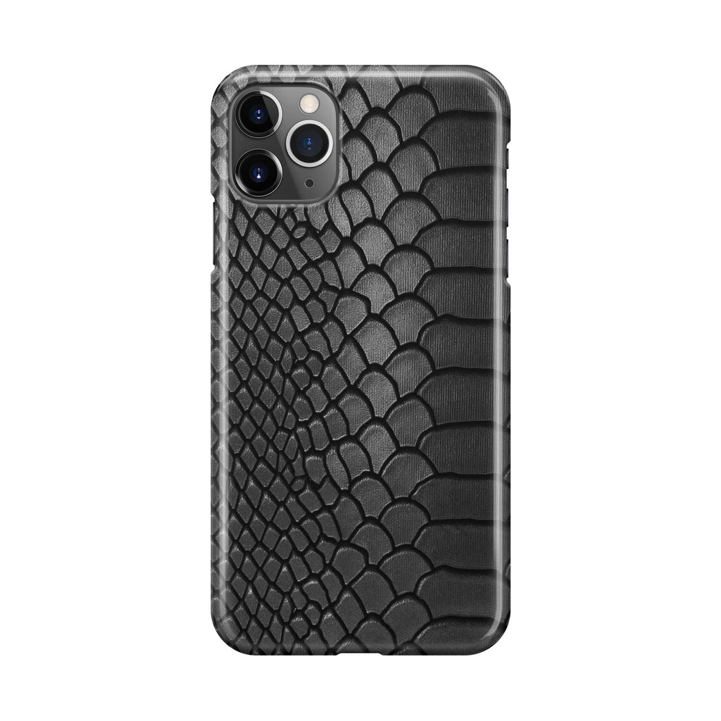 Black Snake Skin Texture iPhone 11 Pro Max Case