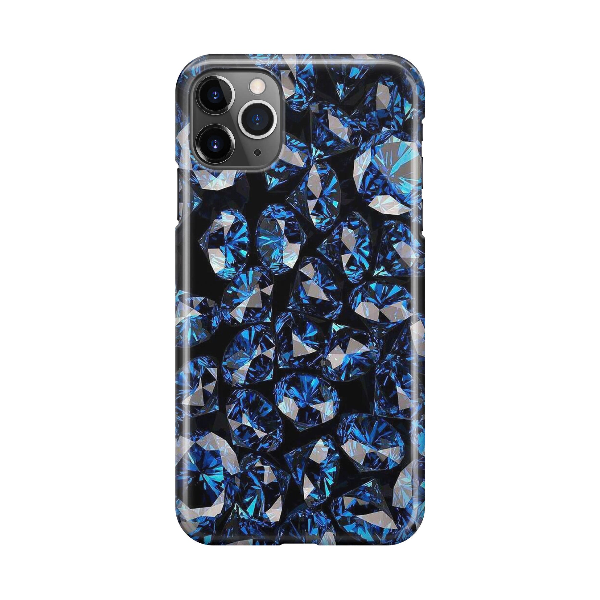 Blue Diamonds Pattern iPhone 11 Pro Case