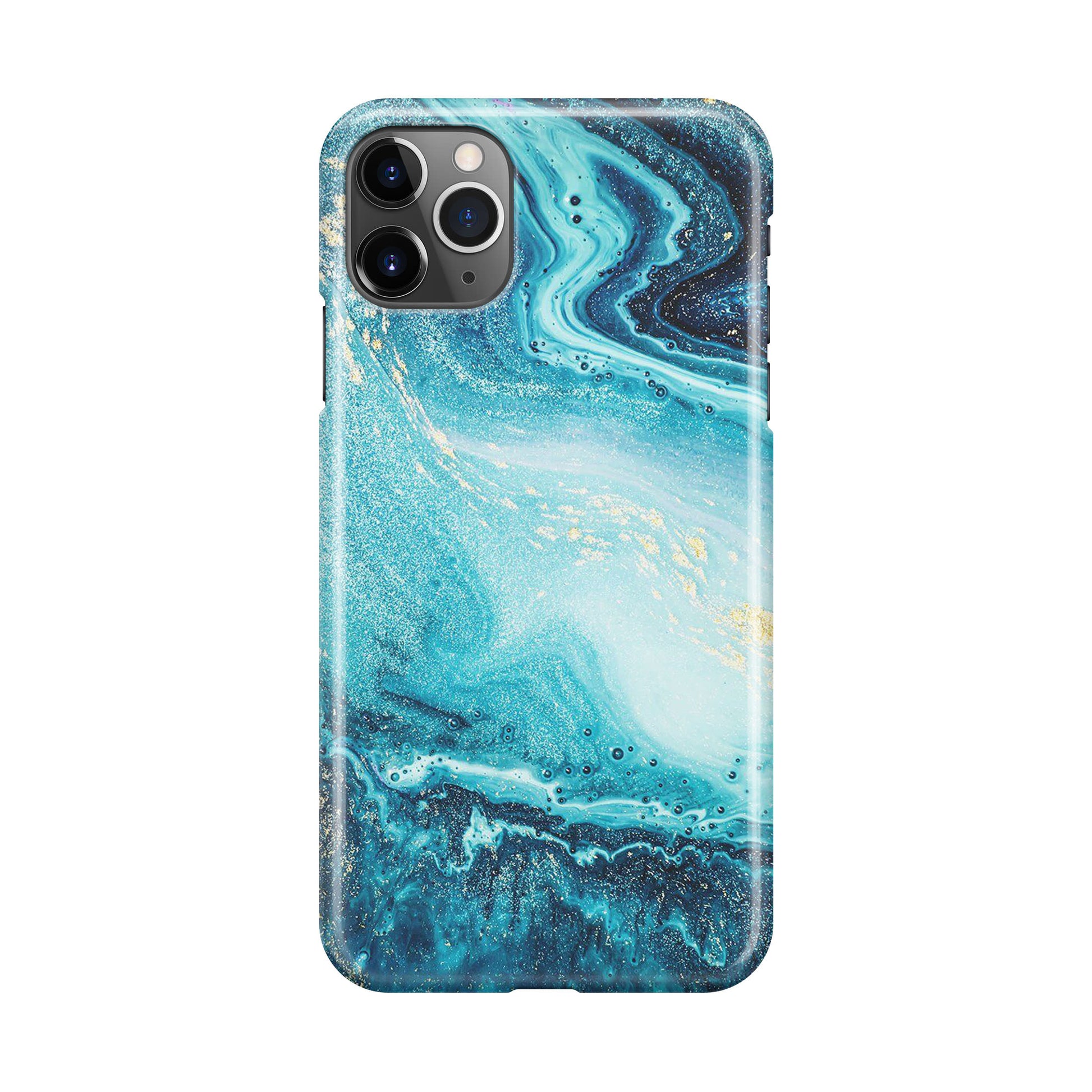 Blue Water Glitter iPhone 11 Pro Case