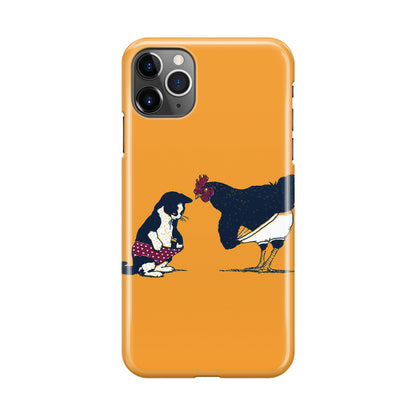 Cat Chicken Yellow Underwear Cute iPhone 11 Pro Case