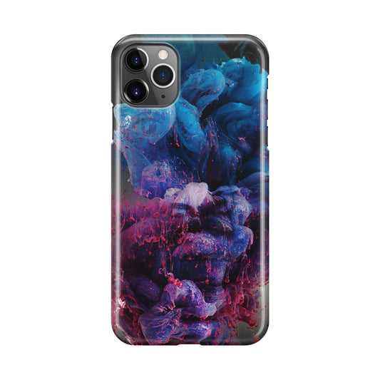 Colorful Dust Art on Black iPhone 11 Pro Case