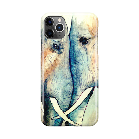 Elephants Sadness iPhone 11 Pro Case