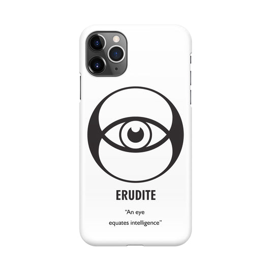 Erudite Divergent Faction iPhone 11 Pro Max Case