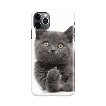 Finger British Shorthair Cat iPhone 11 Pro Case