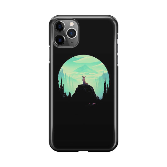 Fox on the Rock iPhone 11 Pro Case