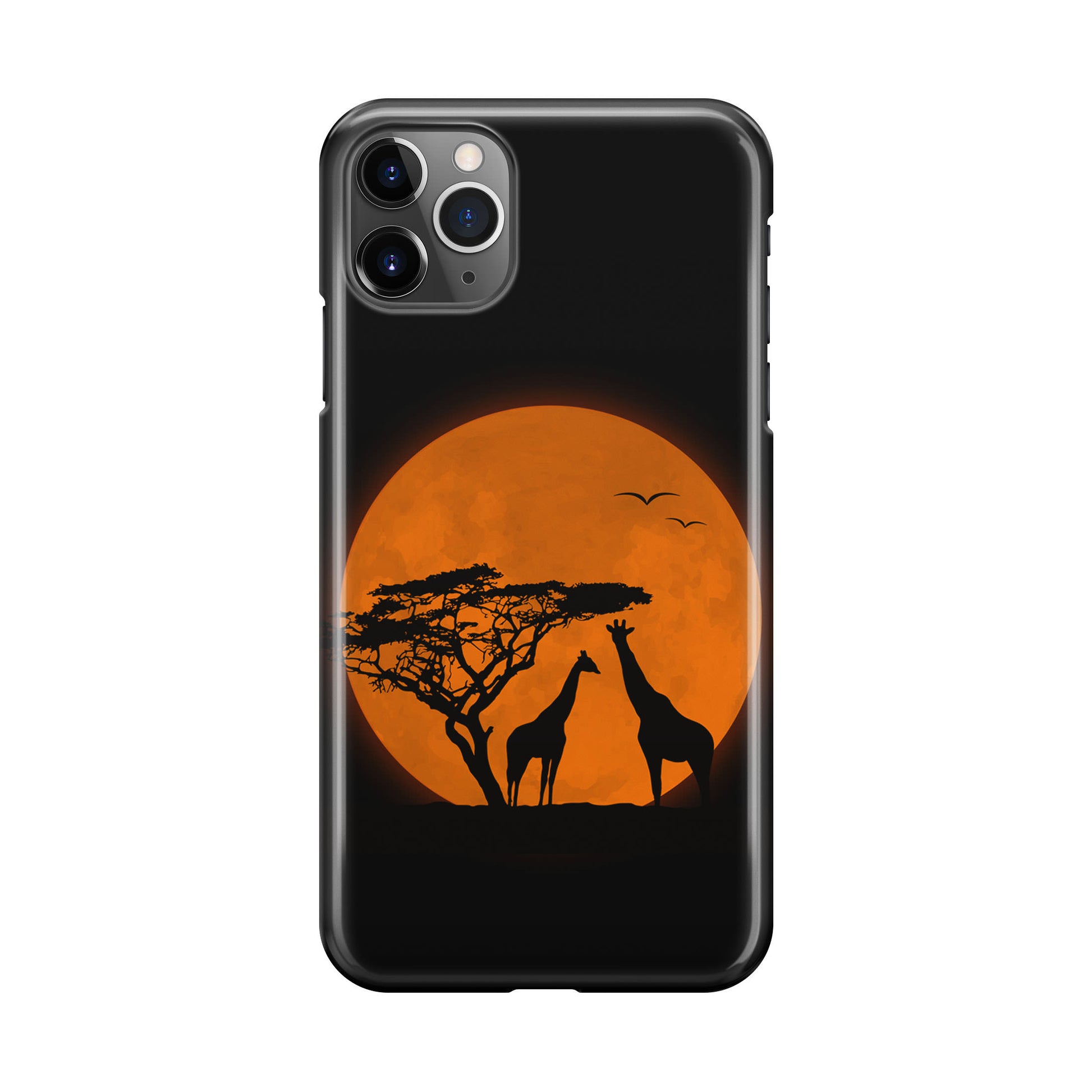 Giraffes Silhouette iPhone 11 Pro Case