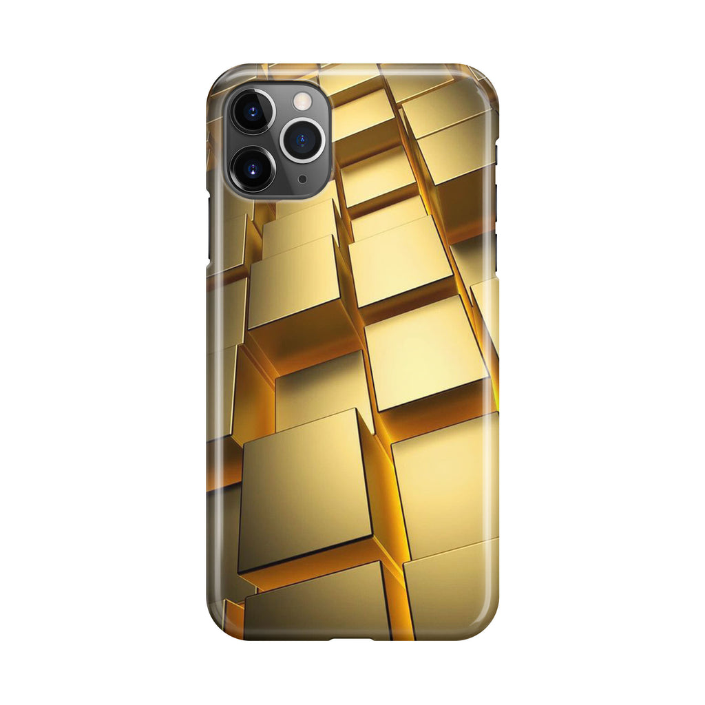 Golden Cubes iPhone 11 Pro Max Case
