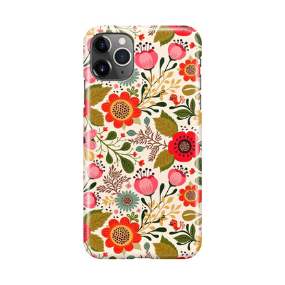 Hello Spring Pattern iPhone 11 Pro Case