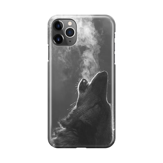 Howling Wolves Black and White iPhone 11 Pro Case