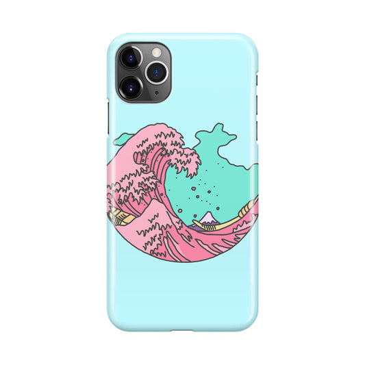 Japanese Pastel Wave iPhone 11 Pro Case