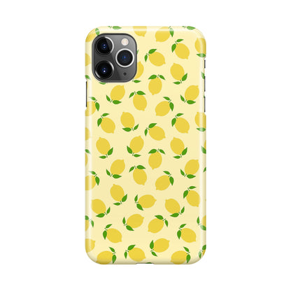 Lemons Fruit Pattern iPhone 11 Pro Case