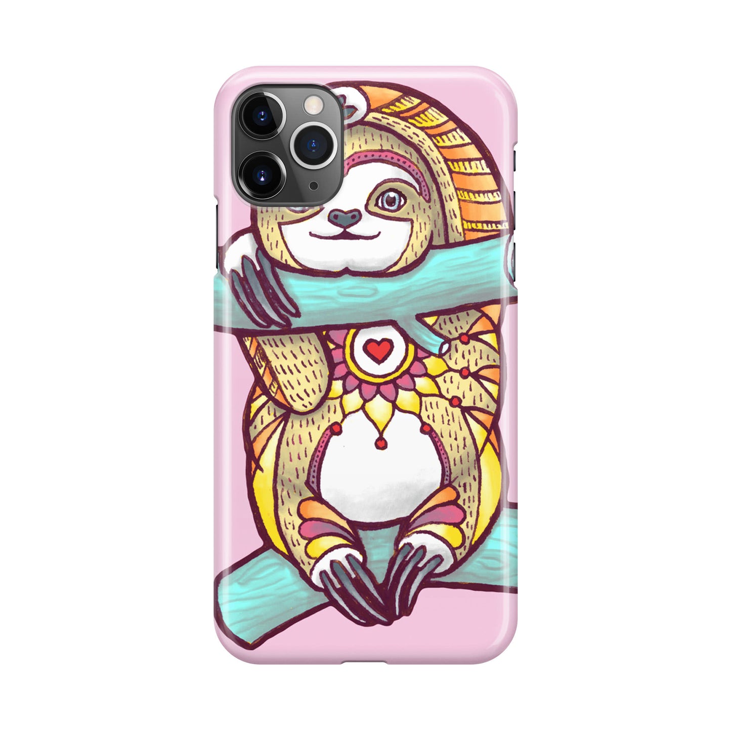 Mandala Sloth iPhone 11 Pro Case