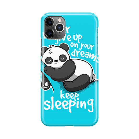 Panda Keep Sleeping iPhone 11 Pro Case