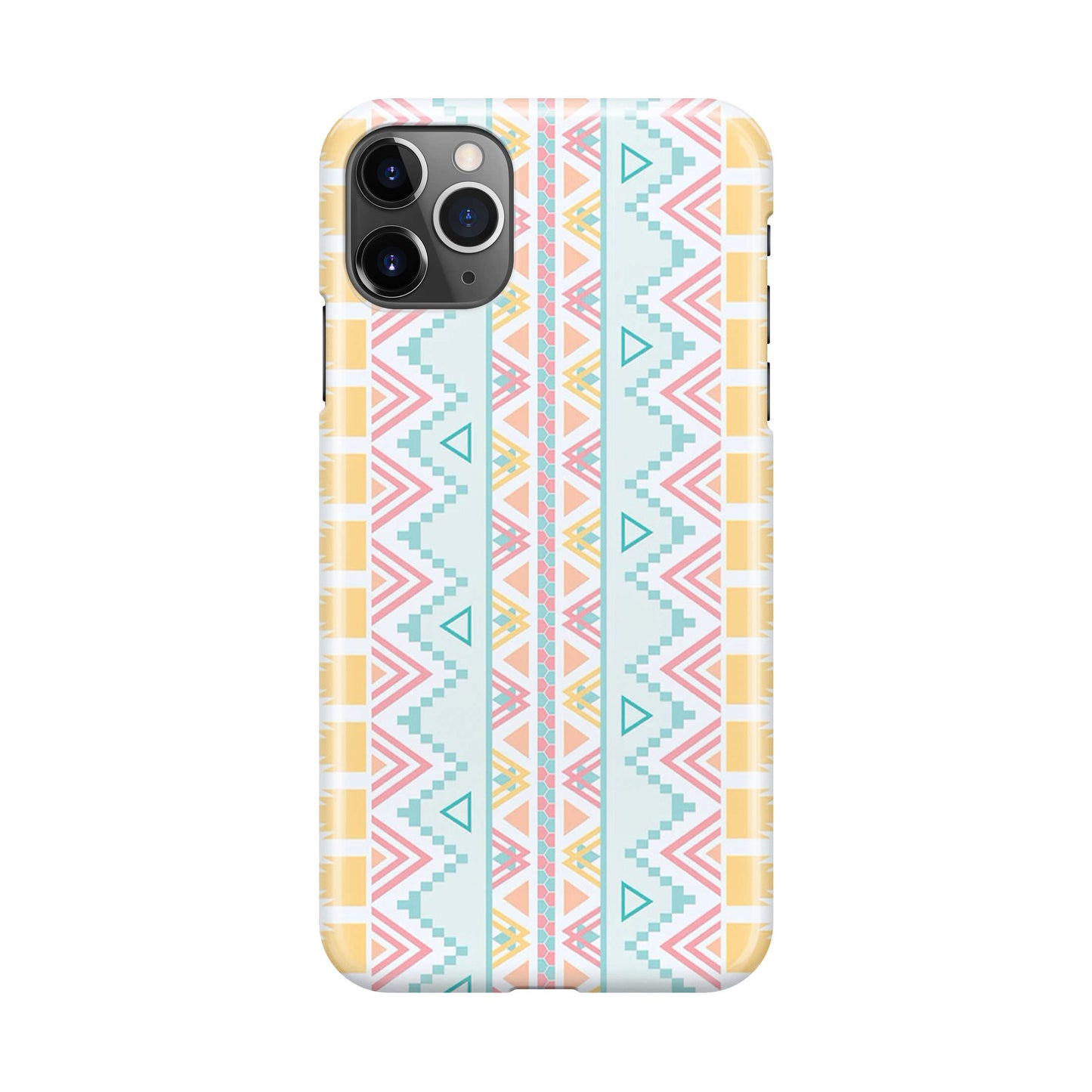 Peach Aztec Pattern iPhone 11 Pro Case