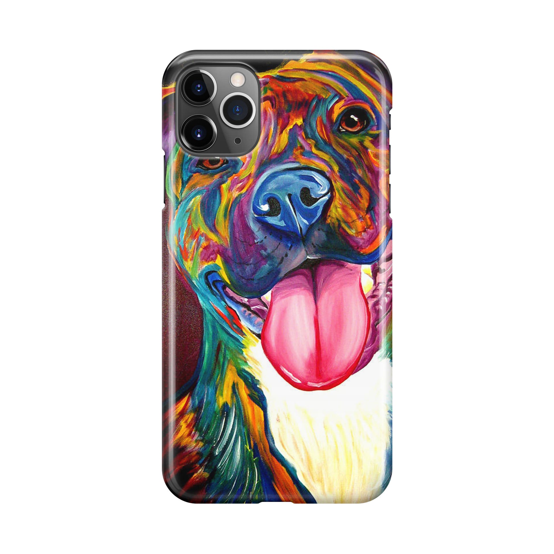 Pitbull Painting Art iPhone 11 Pro Case