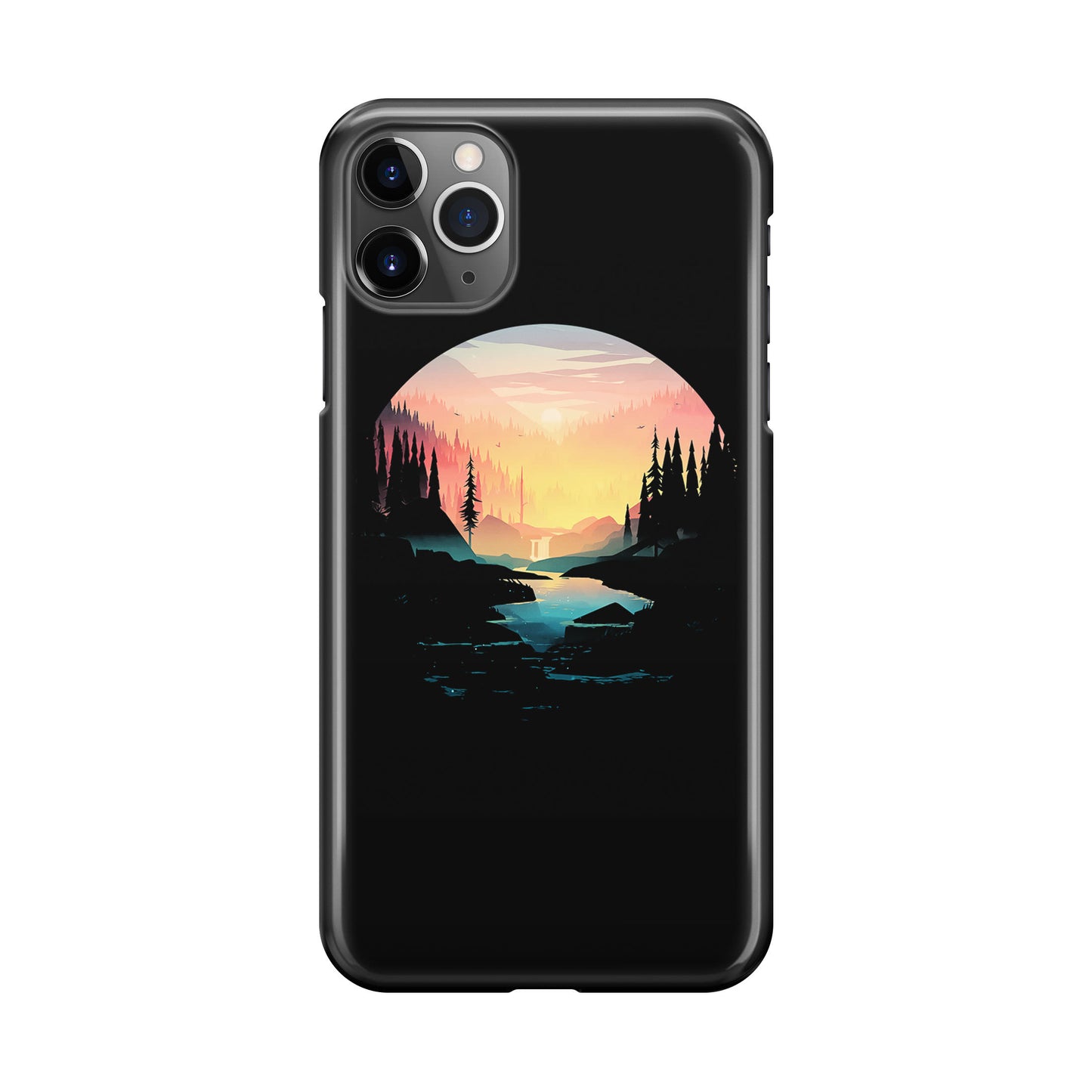 River Path at Dusk iPhone 11 Pro Case