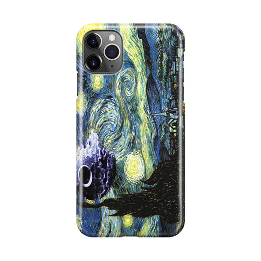 Skellington on a Starry Night iPhone 11 Pro Case