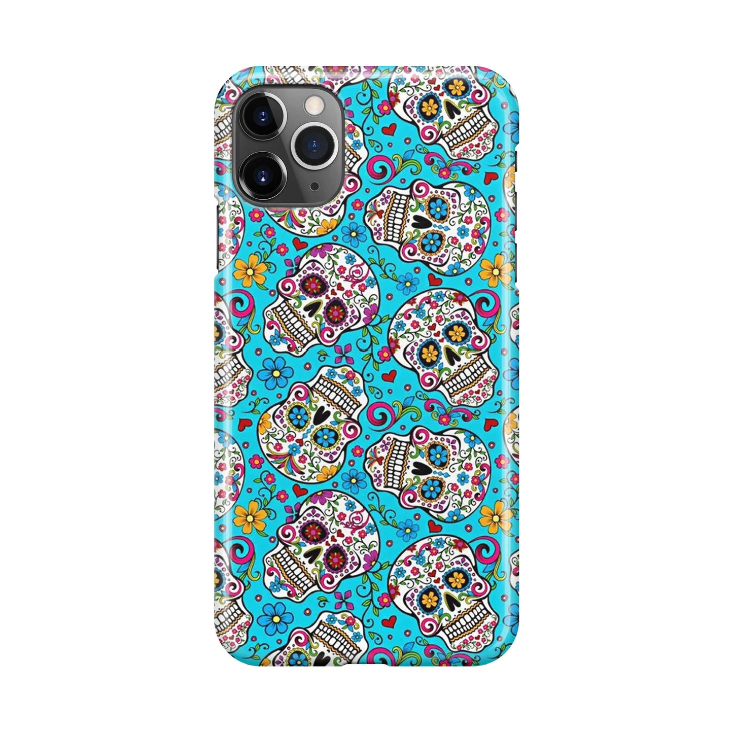 Skull Floral Sugar iPhone 11 Pro Case