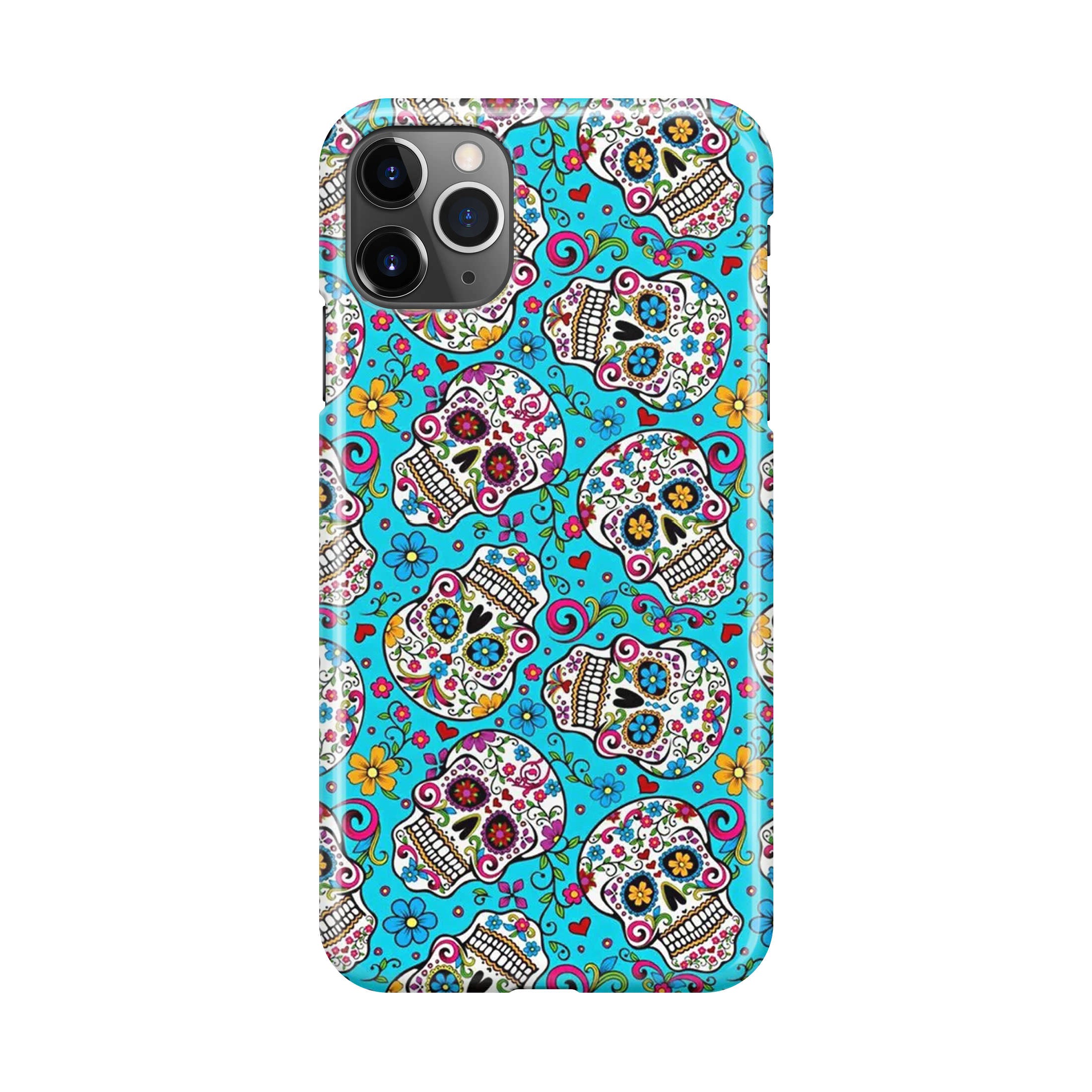 Skull Floral Sugar iPhone 11 Pro Case