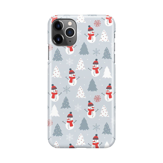 Snowmans Pattern iPhone 11 Pro Case