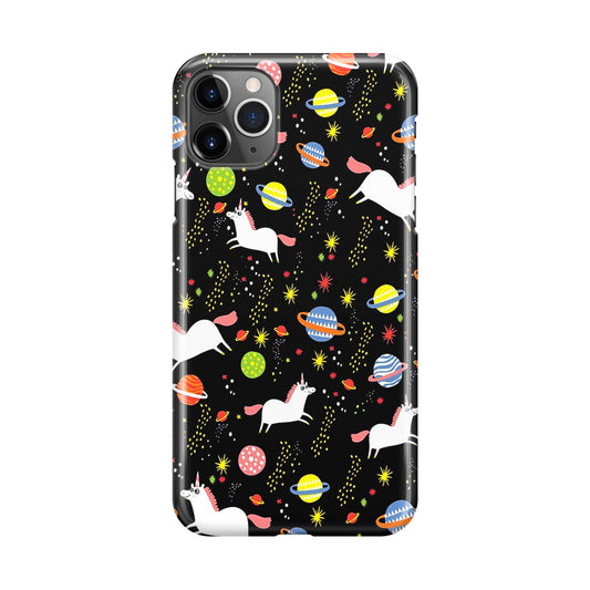 Space Unicorn Pattern iPhone 11 Pro Case