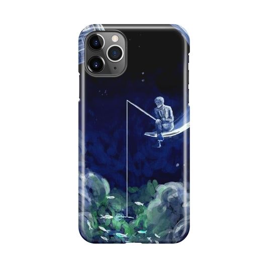 Tardis Walking To The Moon iPhone 11 Pro Case