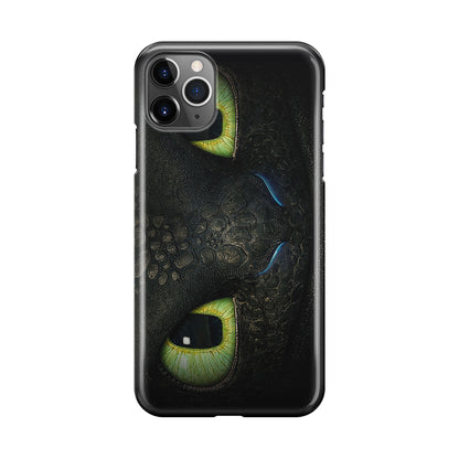 Toothless Dragon Eyes Close Up iPhone 11 Pro Max Case