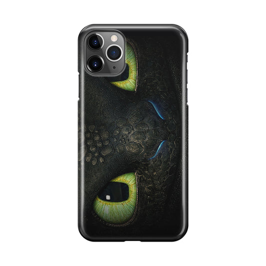 Toothless Dragon Eyes Close Up iPhone 11 Pro Max Case