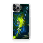 Abstract Green Blue Art iPhone 11 Pro Max Case