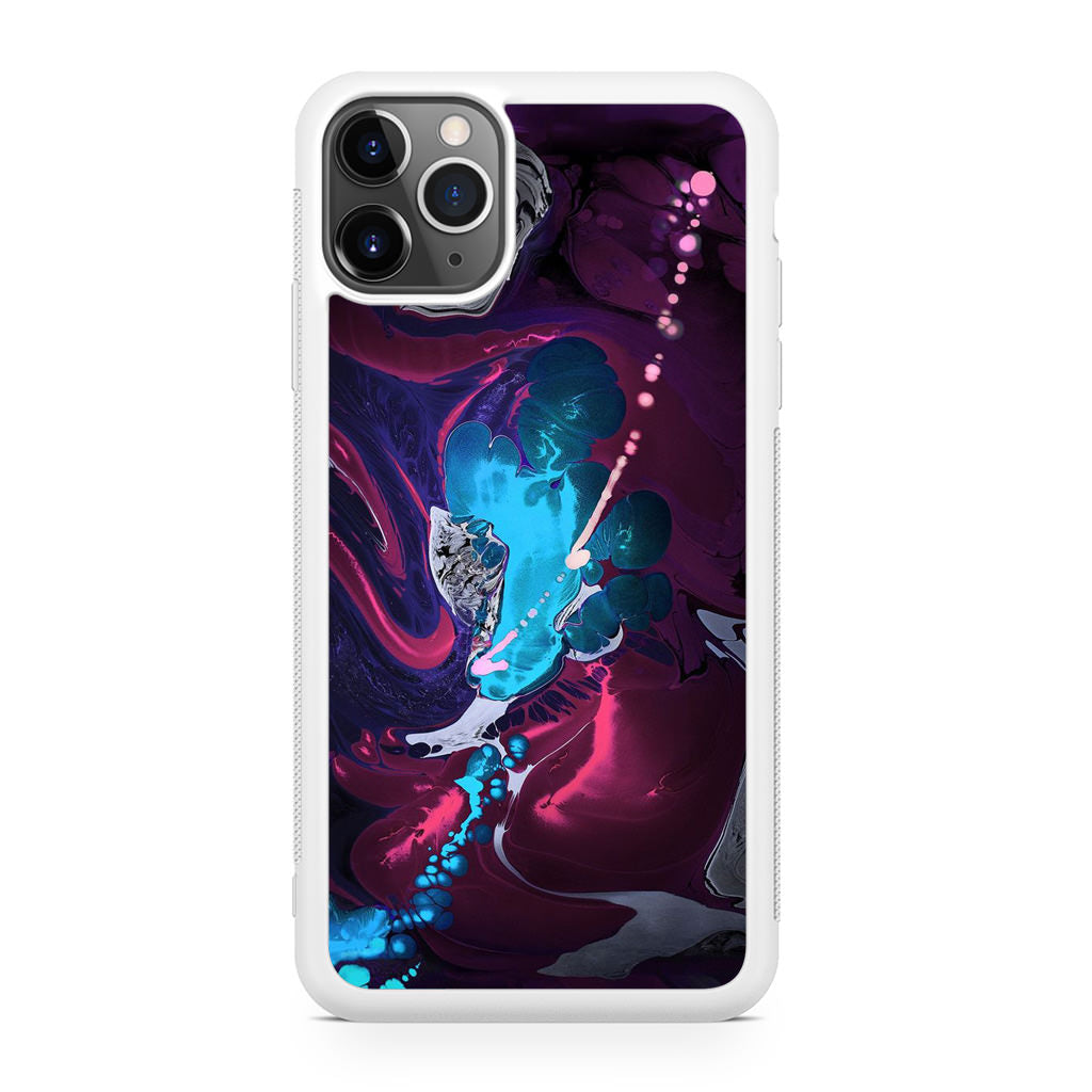 Abstract Purple Blue Art iPhone 11 Pro Max Case