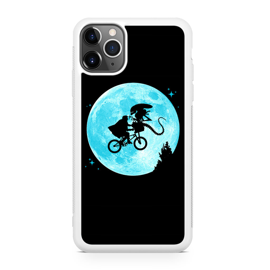 Alien Bike to the Moon iPhone 11 Pro Case