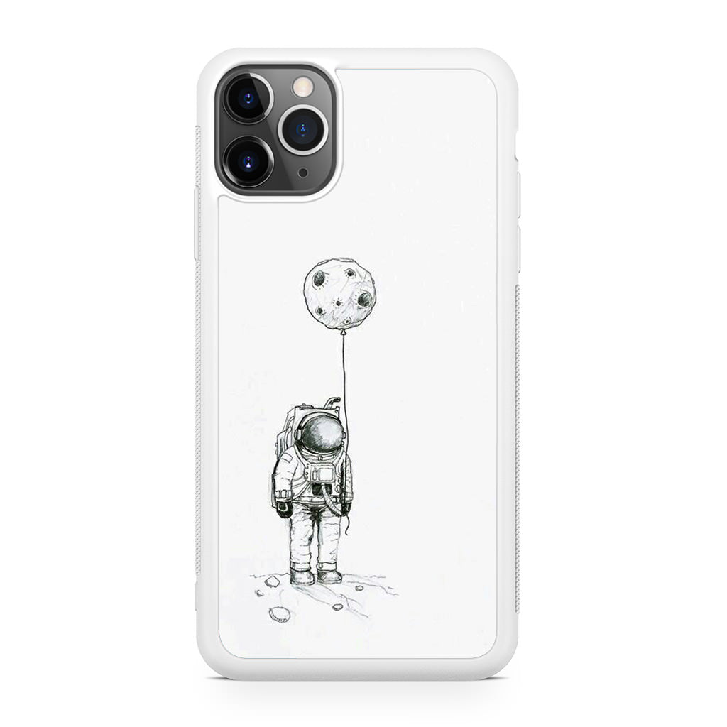 Astronaut Moon Balloon iPhone 11 Pro Case