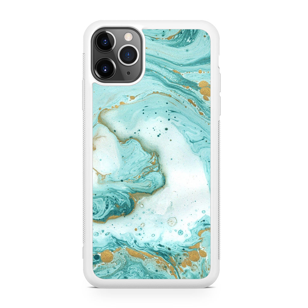 Azure Water Glitter iPhone 11 Pro Case