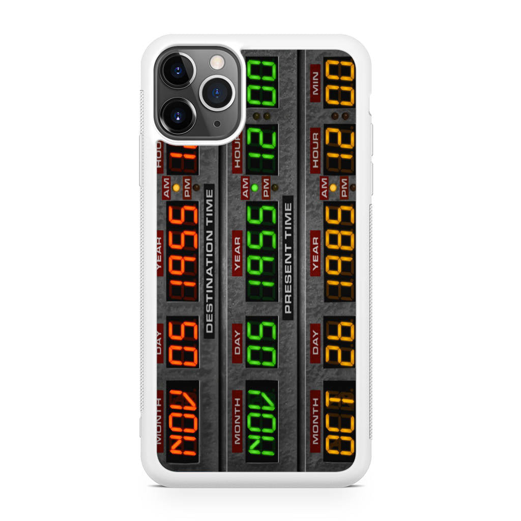 Back To The Future Time Circuits iPhone 11 Pro Case