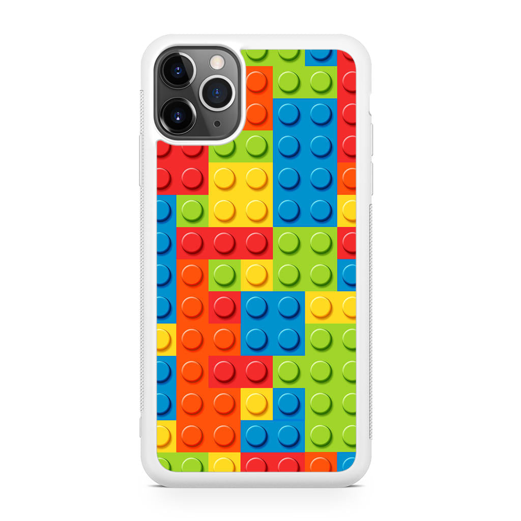 Blocks Rainbow Pattern iPhone 11 Pro Case