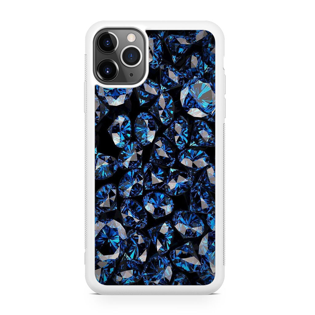 Blue Diamonds Pattern iPhone 11 Pro Case