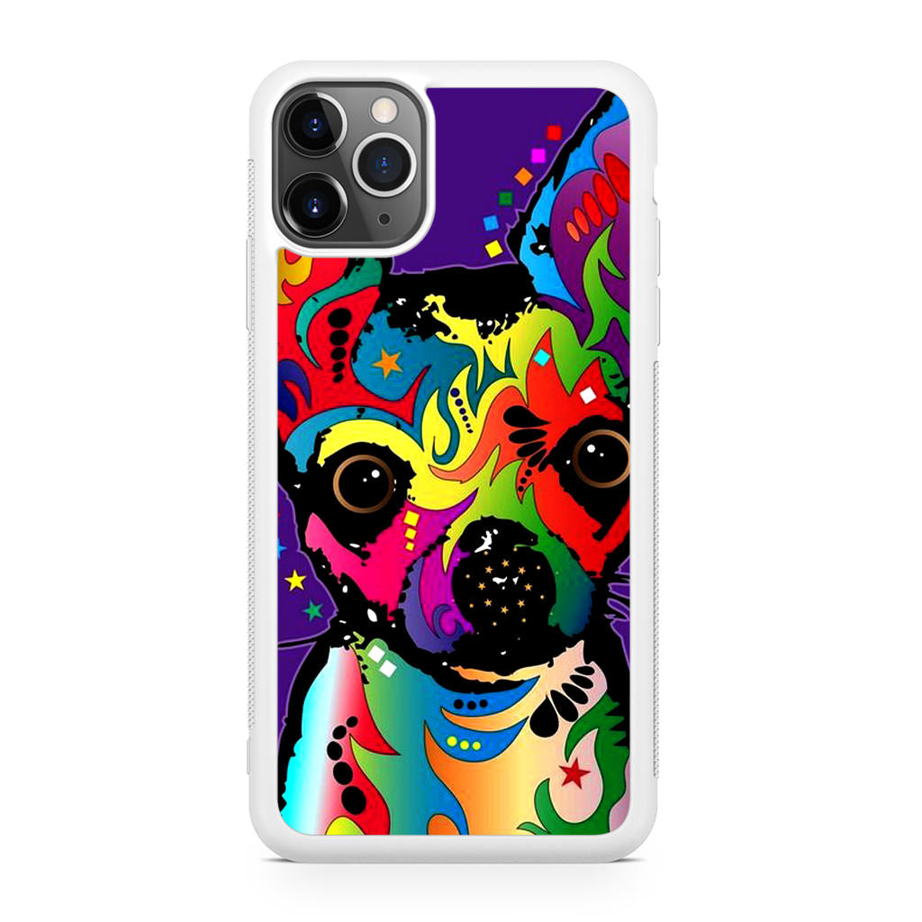 Colorful Chihuahua iPhone 11 Pro Case