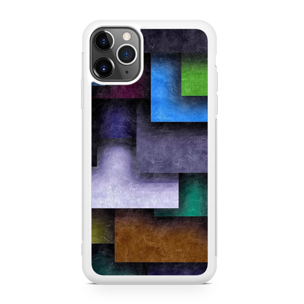 Colorful Rectangel Art iPhone 11 Pro Case