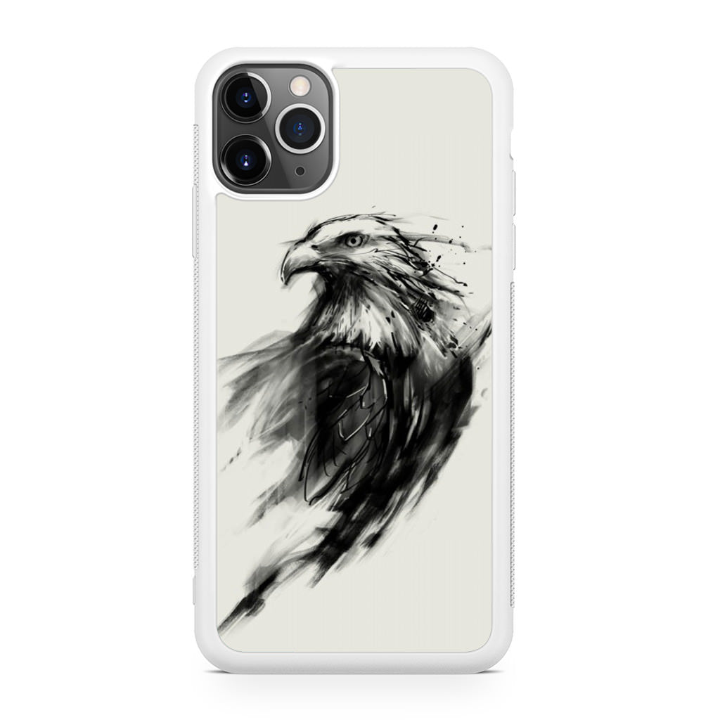 Eagle Art Black Ink iPhone 11 Pro Case