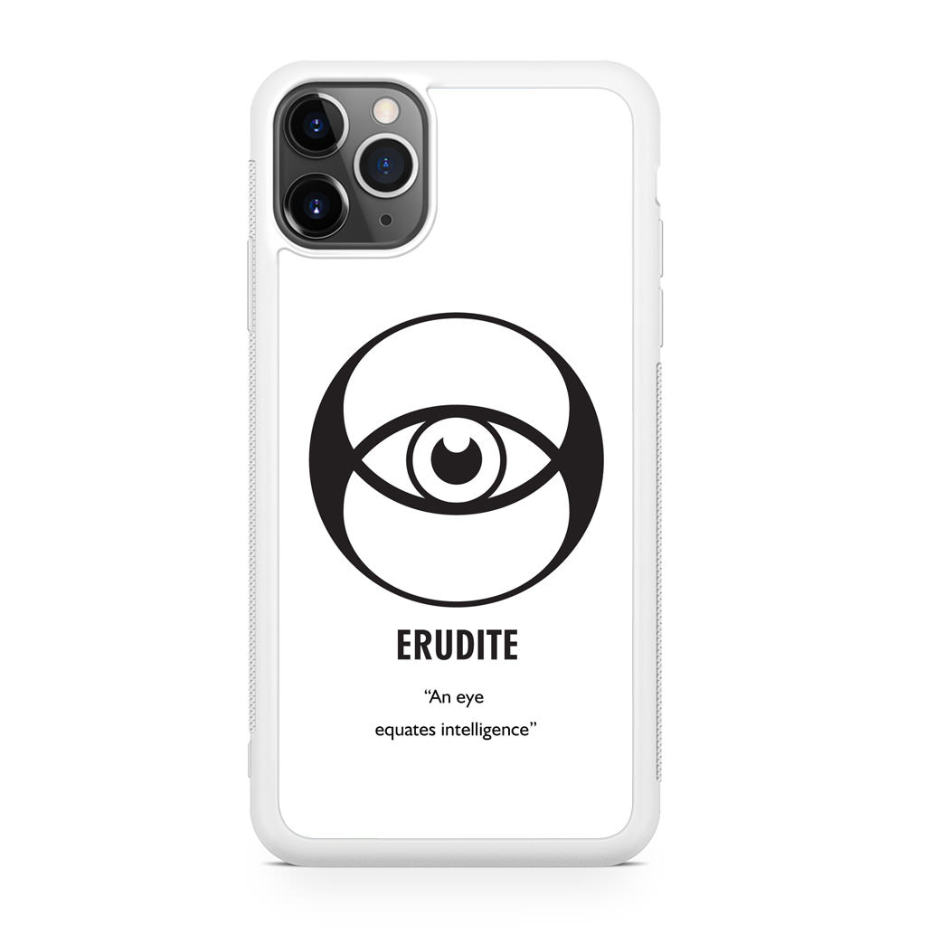 Erudite Divergent Faction iPhone 11 Pro Case